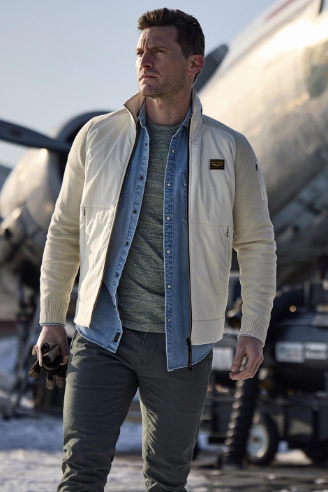 PME legend zip jacket material mix hybrid sty